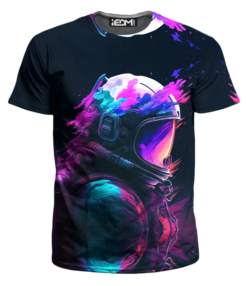 Men's T-Shirts 3D Print Colorful Pattern Round Neck T-Shirts Casual for Men Women Tops Oversized Fashion Kids Tees Clothing image 3