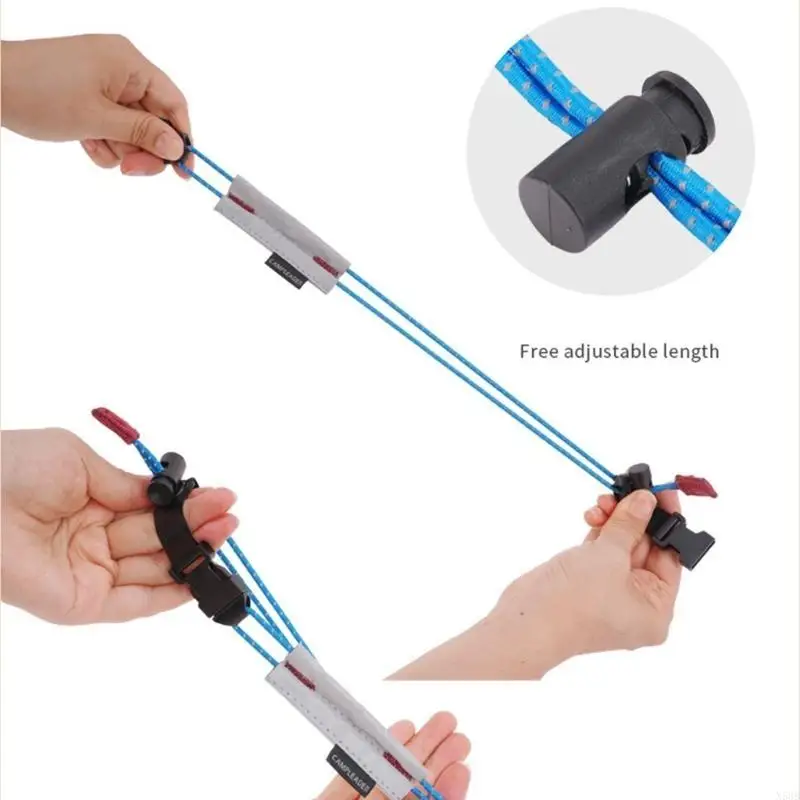 

N58B Trouser Strap with Adjustable Cord Lock Wearable Wrist/Ankle Band for Cycling