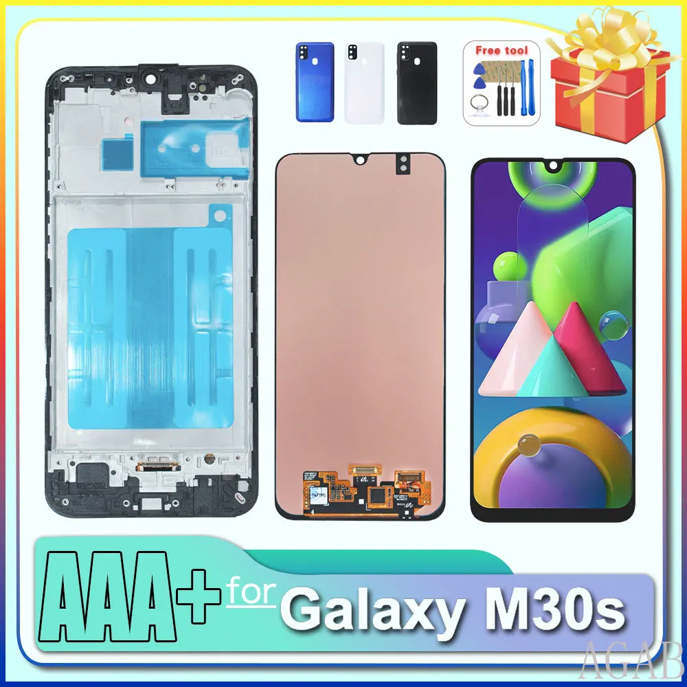 High Quality LCD for Samsung Galaxy M30s LCD Display Touch Screen Durable Replacement Part for Samsung M30s M307F LCD With Frame