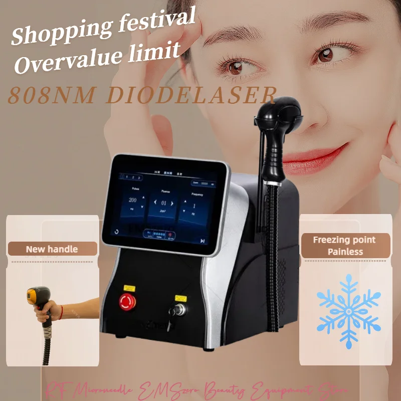 

Latest Diode Laser Hair Removal Device Triple Wavelength 3500W High Power Painless Permanent Hair Removal 808nm 1064nm 755nm