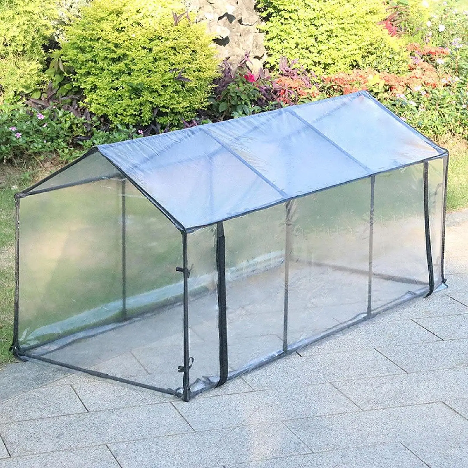 Mini Greenhouse Tent Easy Assembly Clear Tent Gardening Germination for Backyard Outdoor Indoor Flower Vegetable Plant Protect