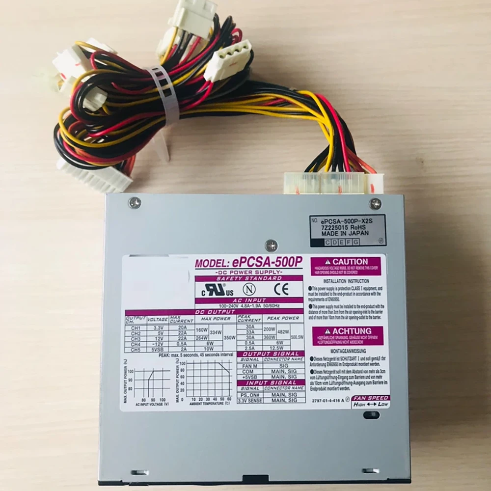

ePCSA-500P Me-dical Power Supply 500W ePCSA-500P-X2S