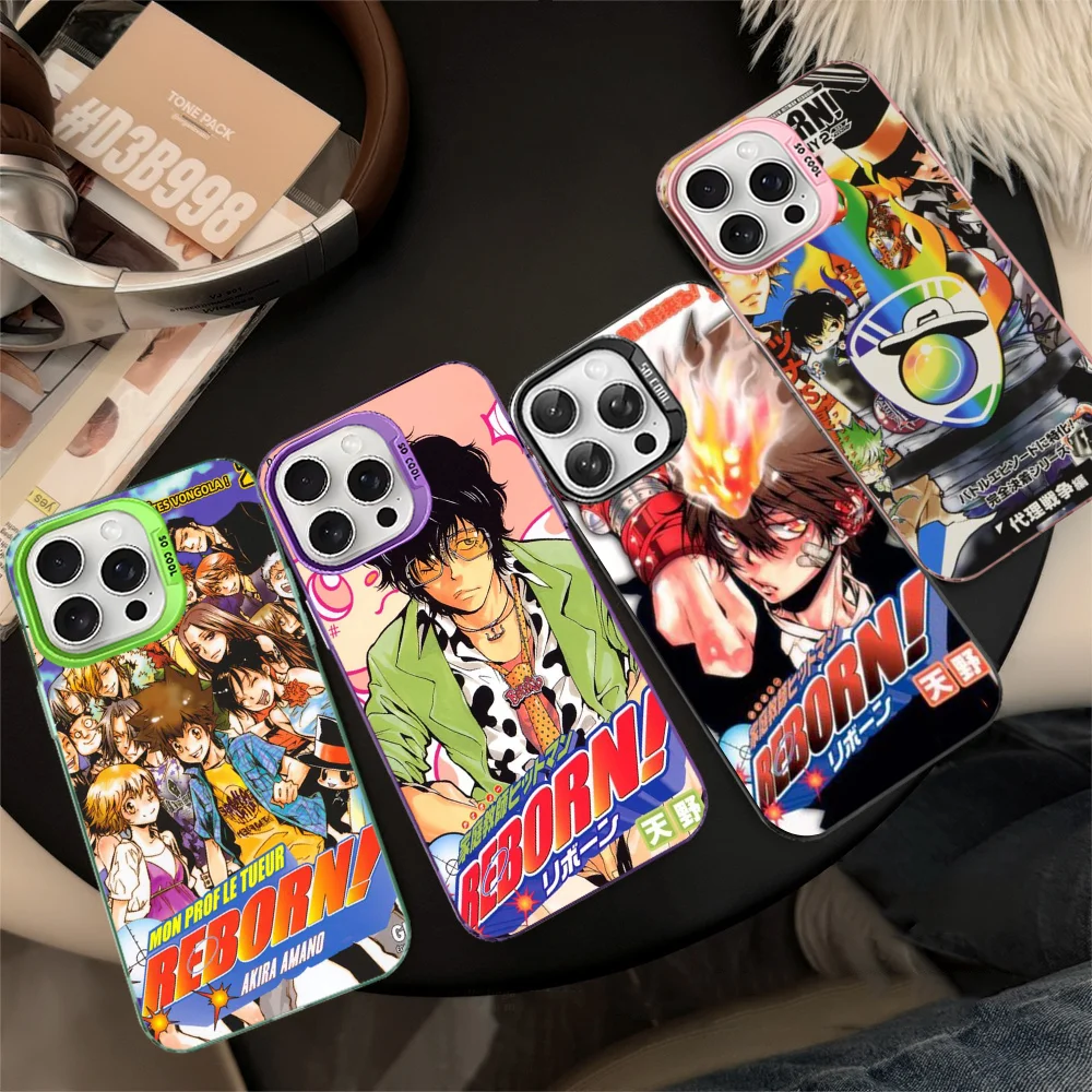 Katekyo Hitman Reborn Phone Case For IPhone 16 15 14 13 12 11 Pro Max X XR XSMAX 8 7 Plus Matte Shockproof Back Cover