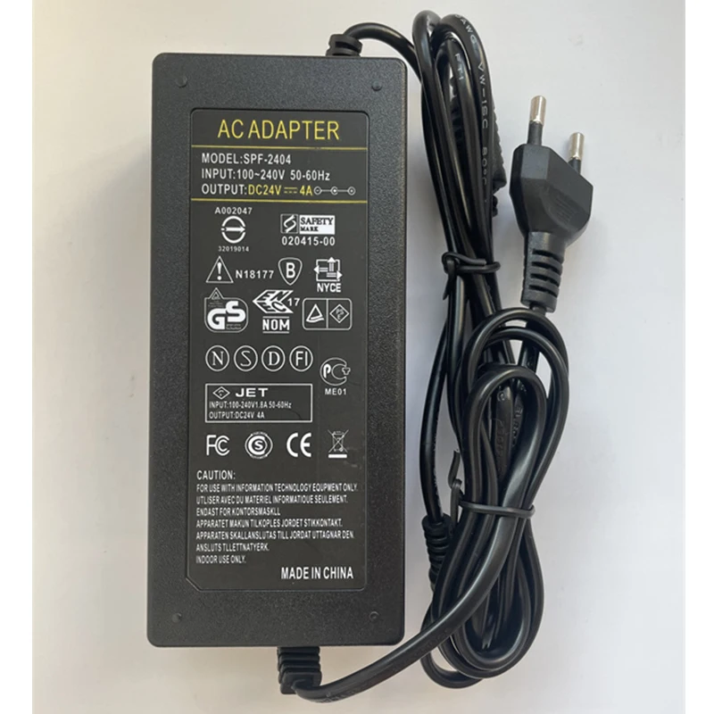 5V 12V 24V LED Strip Power Adapter AC100-240V DC Power Supply Suitable for RGB RGBIC LED 5050/2835 Light Bars
