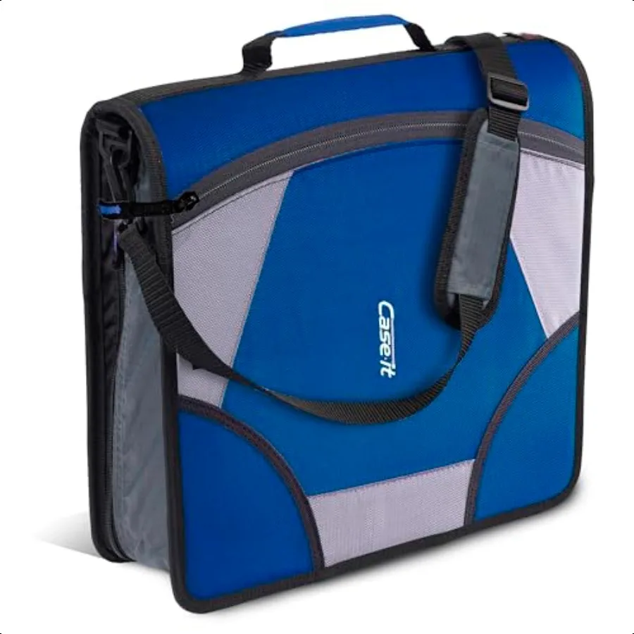 caseit-the-king-size-zip-tab-raccoglitore-con-cerniera-dring-da-4-pollici-cartella-di-file-per-5-soggetti-tasche-multiple-capacita-di-800-fogli-viene-fornito-con