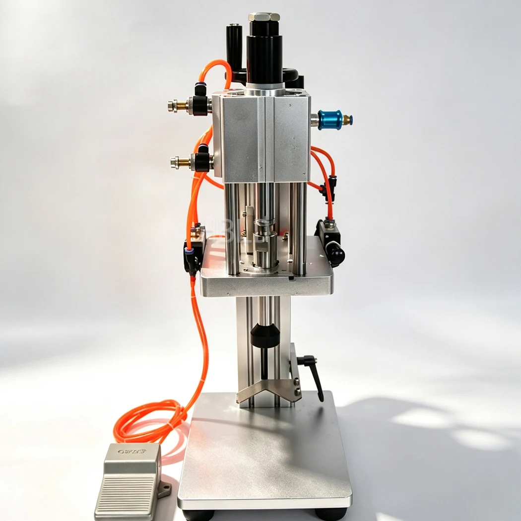 Cosmetic Bottle Sealer Pneumatic Perfume Spray Bottle Capping Machine for Cosmetic Shop Small Production view 6