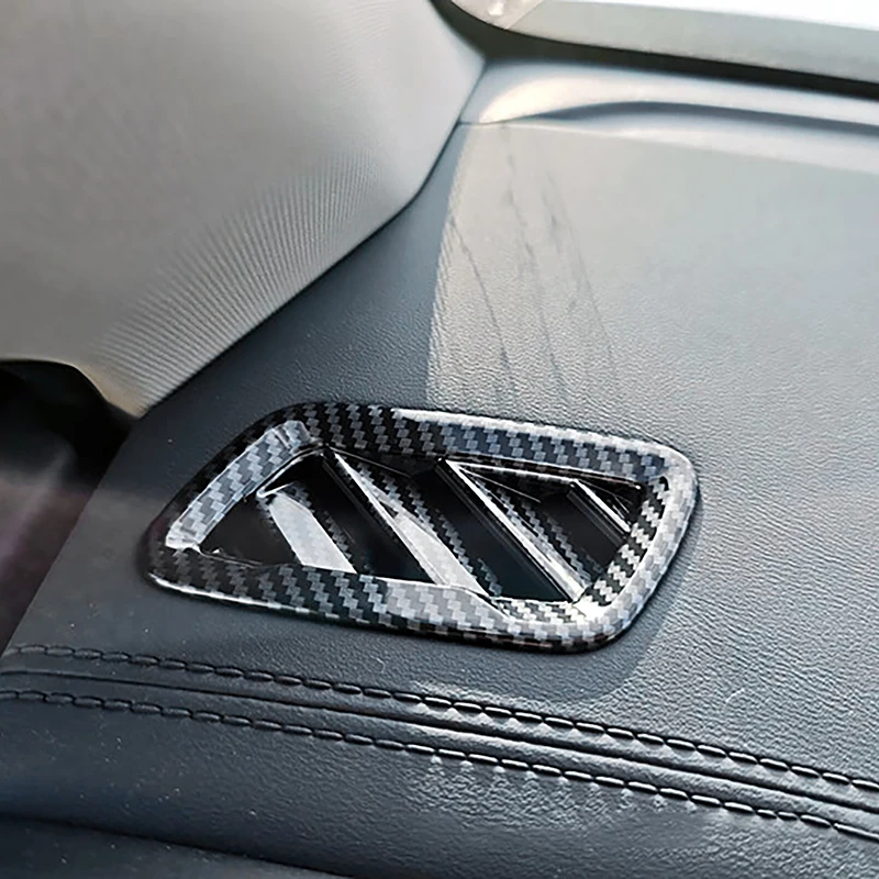 

Цвет углеродного волокна, приборная панель, розетки для кондиционера, декоративная рамка, накладка для BYD Song Pro 2025, Стайлинг автомобиля