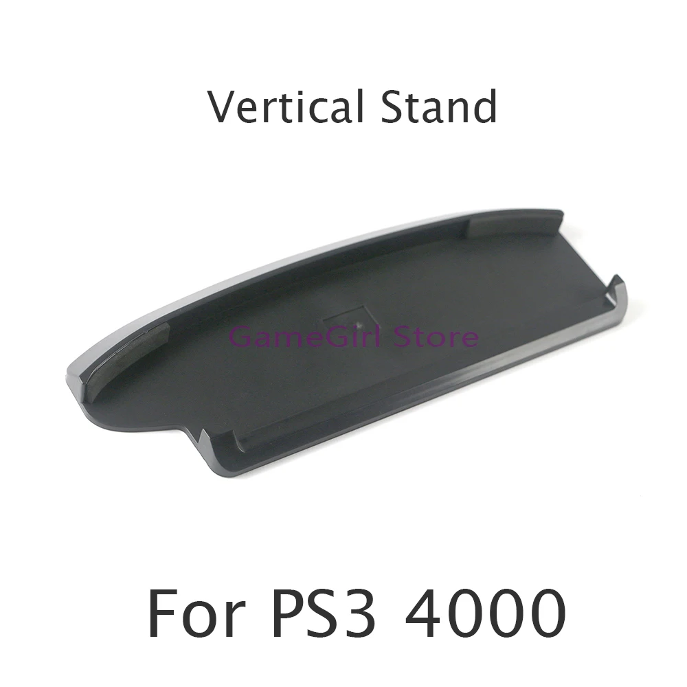 1pc Black Plastic Vertical Stand for PlayStation 3 PS3 Super Slim 4000 CECH-4000 Console Holder Base