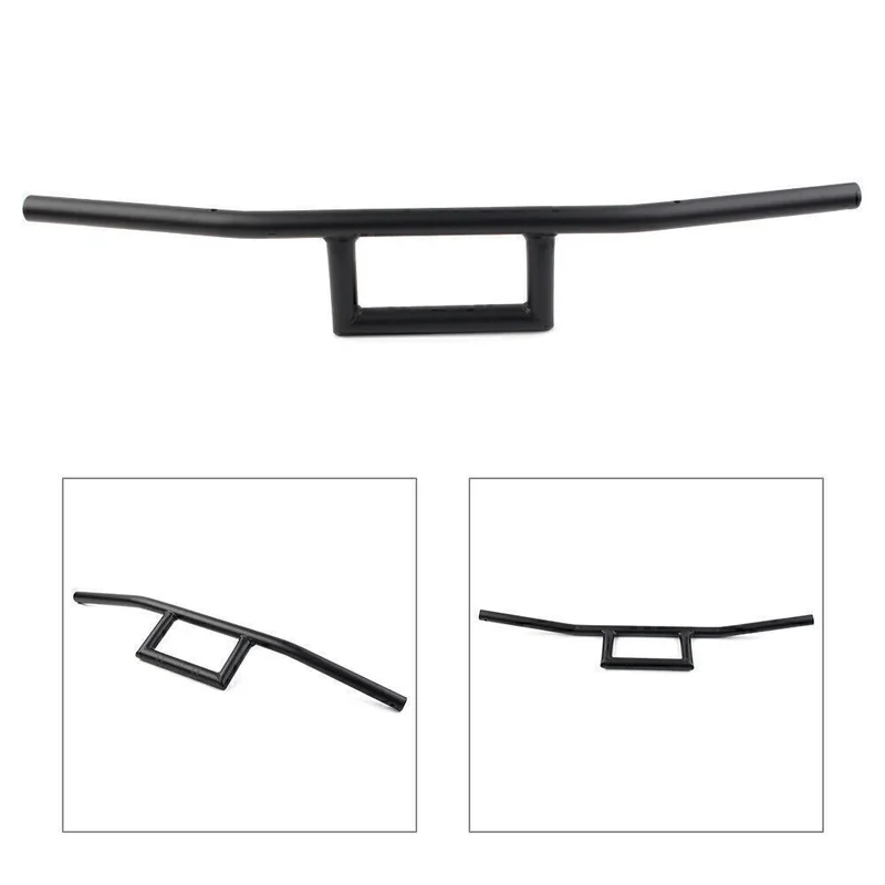 V+ V+ 7/8'' BLK Motorcycle Drag Z-Bar Tracker Handlebar For Honda Yamaha Kawasaki Suzuki