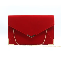 Red Designer Envelope Handbag For Women 2023 Clutch Bag Black Shoulder Bags Purse Clutches Evening Party Prom Black Clutch Purse