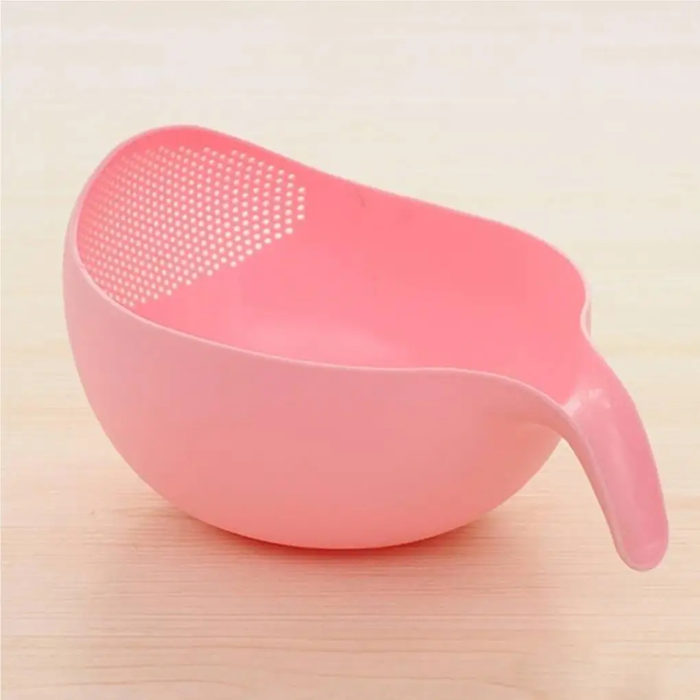 Rice Washer Bowl Food Clean Drainer Universal Kitchen Tool Mesh Filtration Baskets Washing Strainer Fruit Cleaning Basket