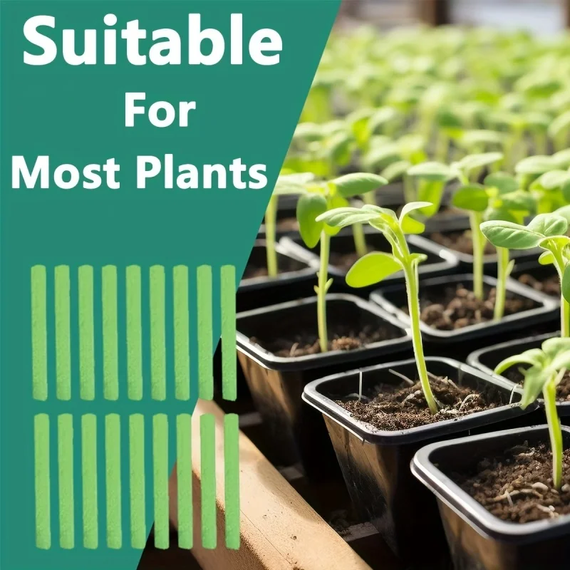 30pcs Plant Emergency Nutrient Stick Universal Fertilizer Slow-Release Stick For Gardening Green Plants Flowers Potted Plants