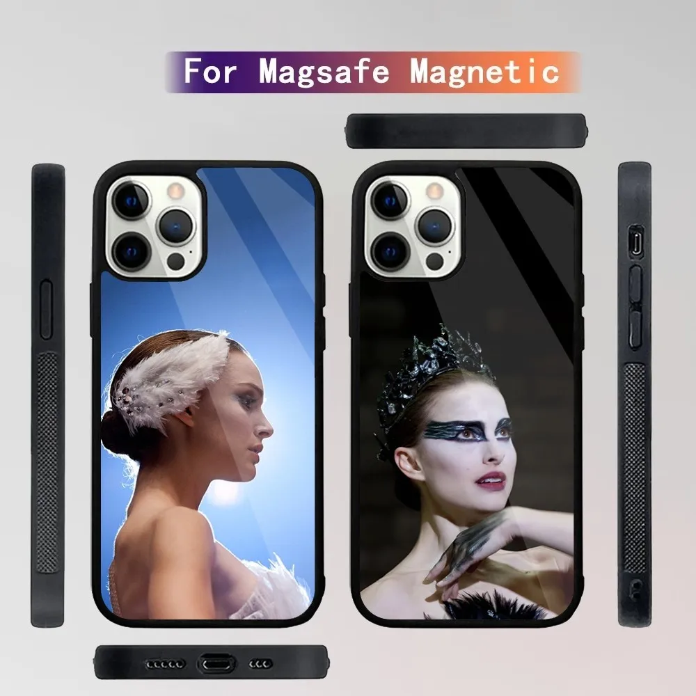 

Black Swan Movie Ballet Phone Case For iPhone 16,15,14,13,12,11,Plus,Pro,Max Mini Magsafe Magnetic Wireless Charging