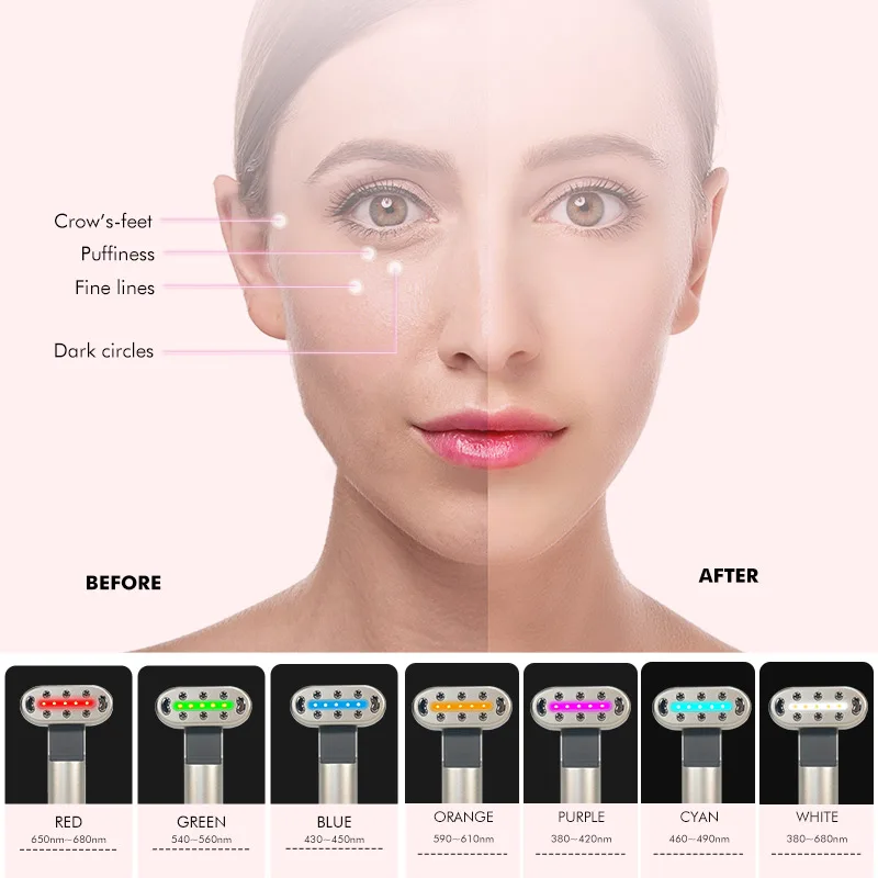 EMS マイクロカレントフェイスリフティングデバイス赤色光フェイシャルワンドアイネックマッサージャー肌引き締め抗しわスキンケア美容ツール