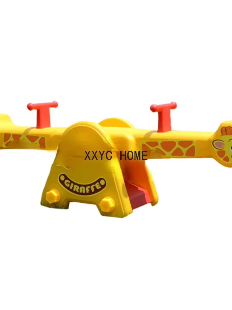 

Balance Rocker Indoor Giraffe Rocking Horse Kindergarten Thickened Outdoor Plastic Toys