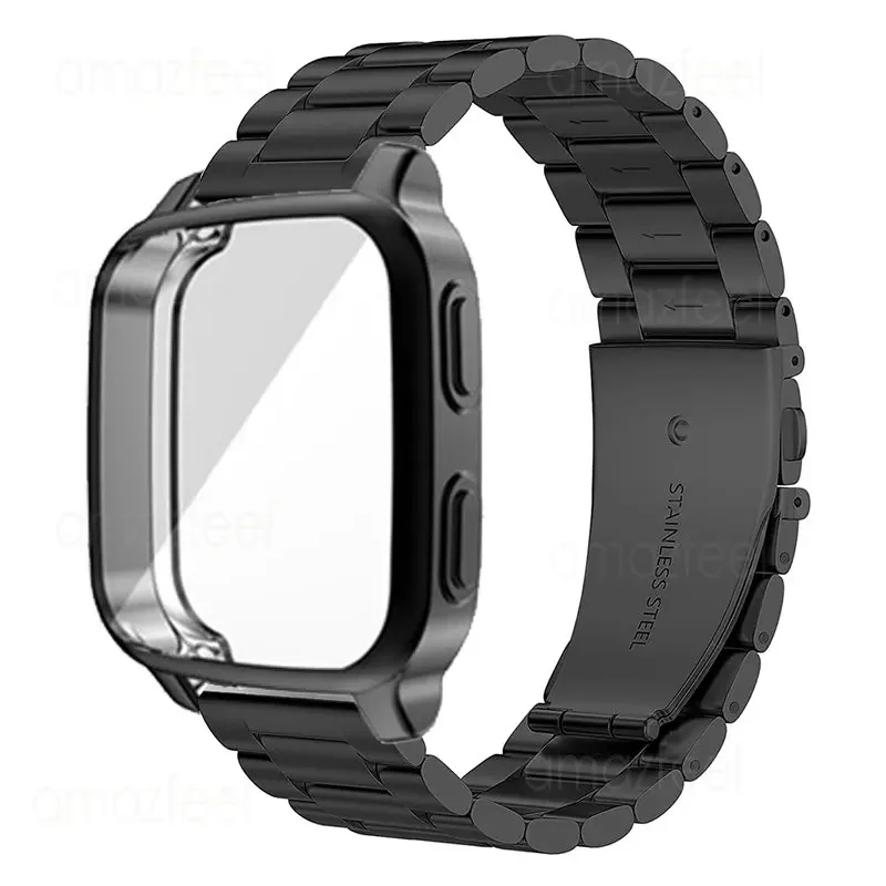 

Защитный чехол из нержавеющей стали для Garmin Venu Sq 2, музыкальный смарт-часы, браслет для Garmin Venu Sq, бампер с полной рамкой