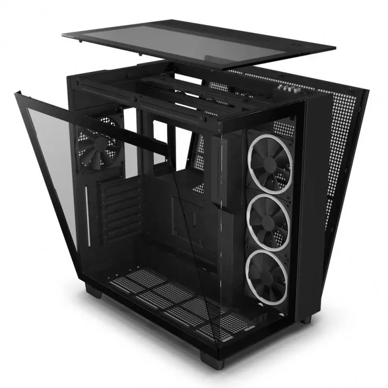 Heißer Verkauf Computergehäuse H9 Elite Schwarz RGB Middle Tower Case PC Gaming CASE Middle Tower