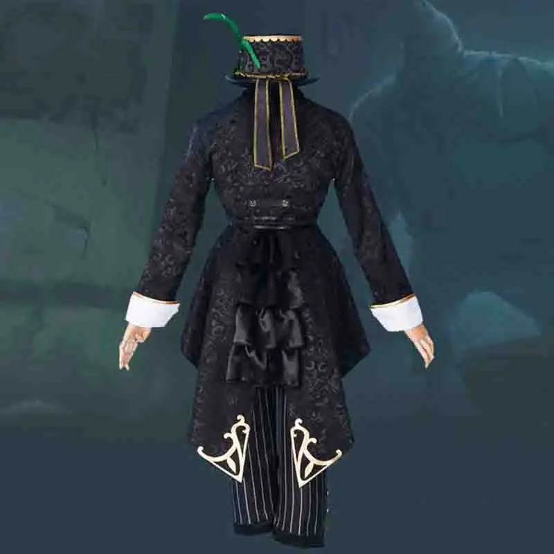 Demi Bourbon Cosplay Costume Barmaid True Proof New Skin Uniform Black Clothes Game Identity V Barmaid Costume Suit