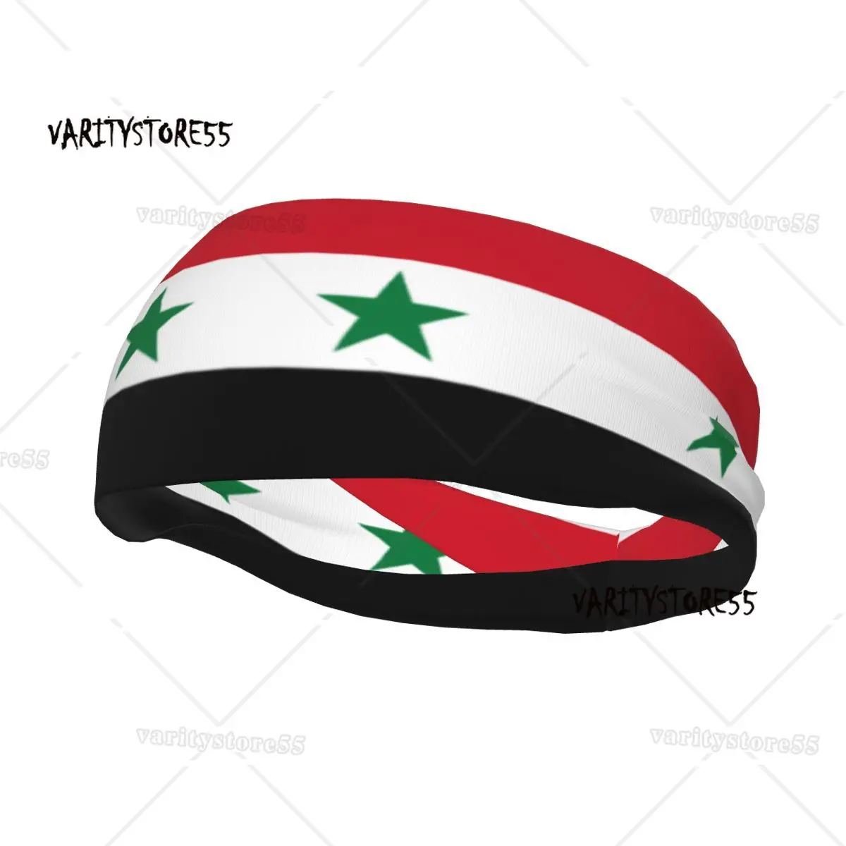 

Flag Of Syria Sports Sweatband for Workout Syrian Proud Quick Drying Headband Men Women