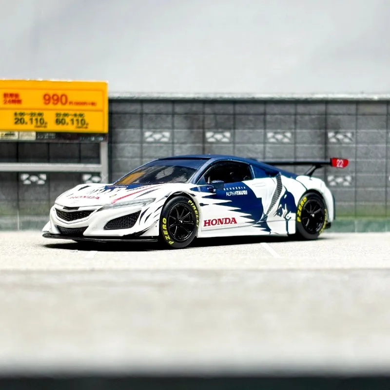 MINIGT Scale 1/64 Honda NSX GT3 EVO AlphaTauri Alloy Toy Diecast Metal Model Gift