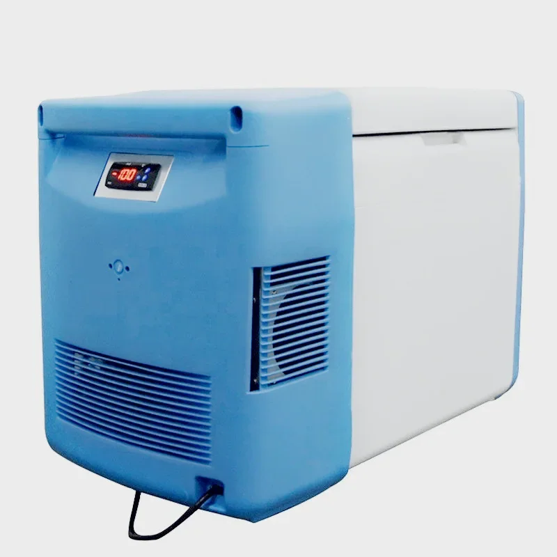 Portable Mobile -80 Degree Low Temperature Car Refrigerator Deep Freezer Equipment for Drug Reagent  Storage