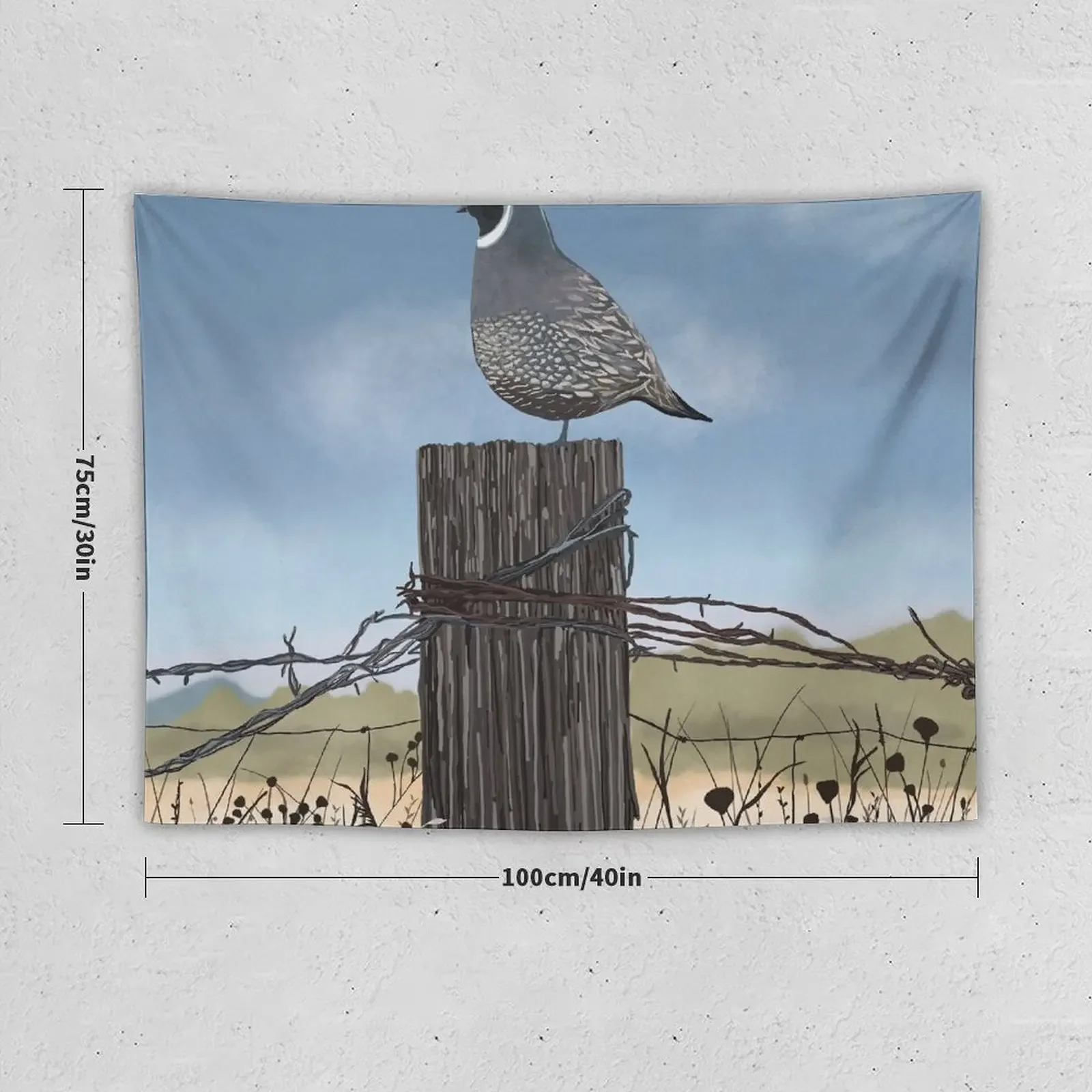 California Quail Tapestry Home Supplies Outdoor Decoration Tapestry