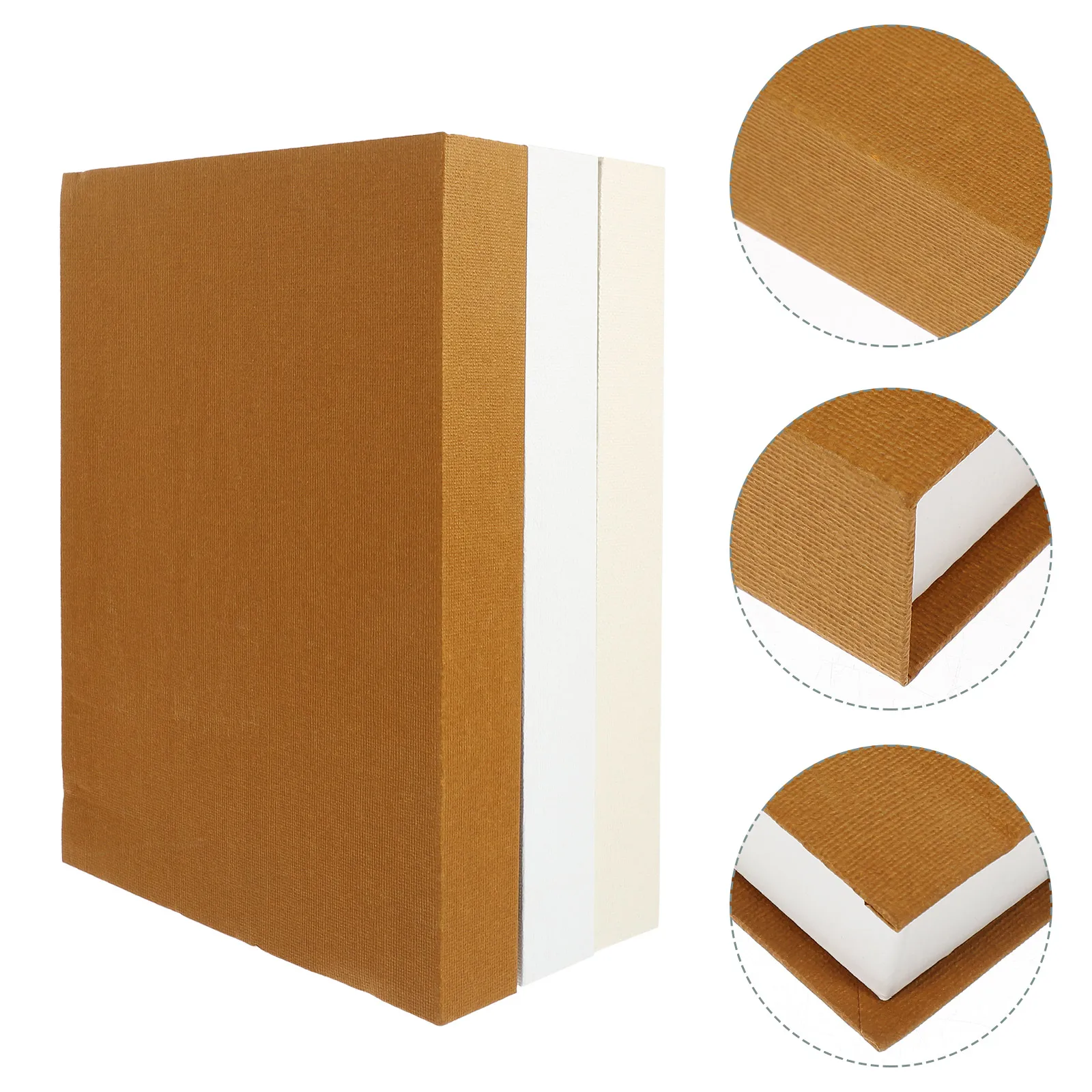 

3pcs Faux Decorative Simulation Book Aesthetic Bookshelf Display Desktop Ornament Photo Prop Fake Book Models Mantel Decorations