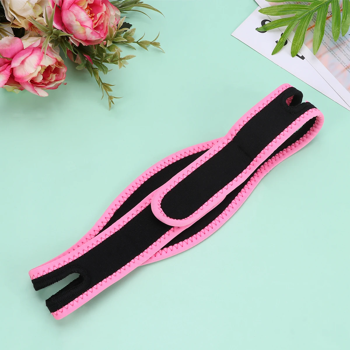 Gezichtsliftriem voor dun gezicht V-vorm kinband Verstevigend masker Afslanken Elastisch verstelbaar