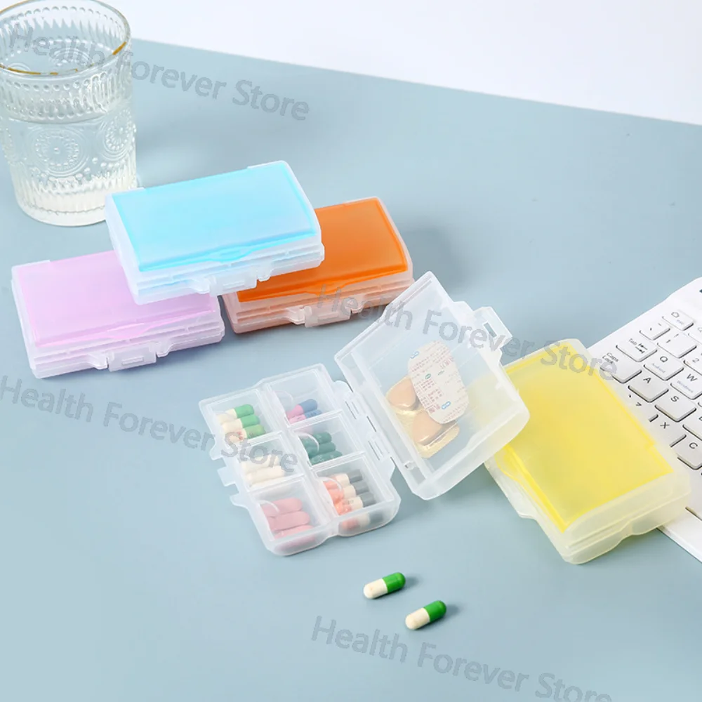 

7 Grids Pill Box Weekly Portable Double-layer Plastic Pill Storage Pocket 7 Days Medicine Box Home Travel Pill Case Pastillero