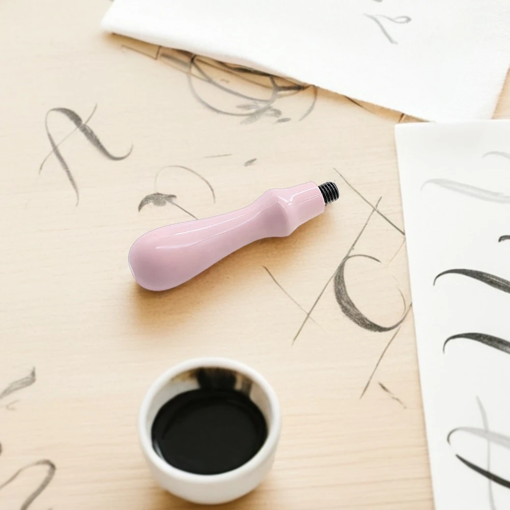 6pcs Wax Sealing Handle Wooden Stamp Easy Ideal Wedding Invitations Holiday Cards Compatible Various Stamp