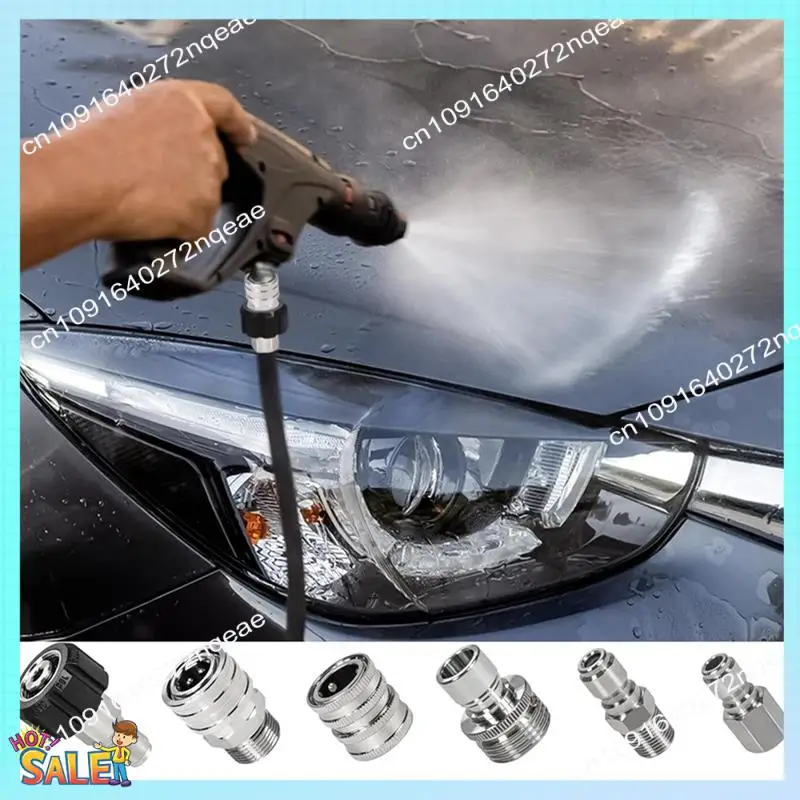 N08R 10Pack Pressure Washer Quick Connect Fittings, M22-14Mm Swivel To 3/8Inch Quick Connect Kit Easy Install Easy To Use