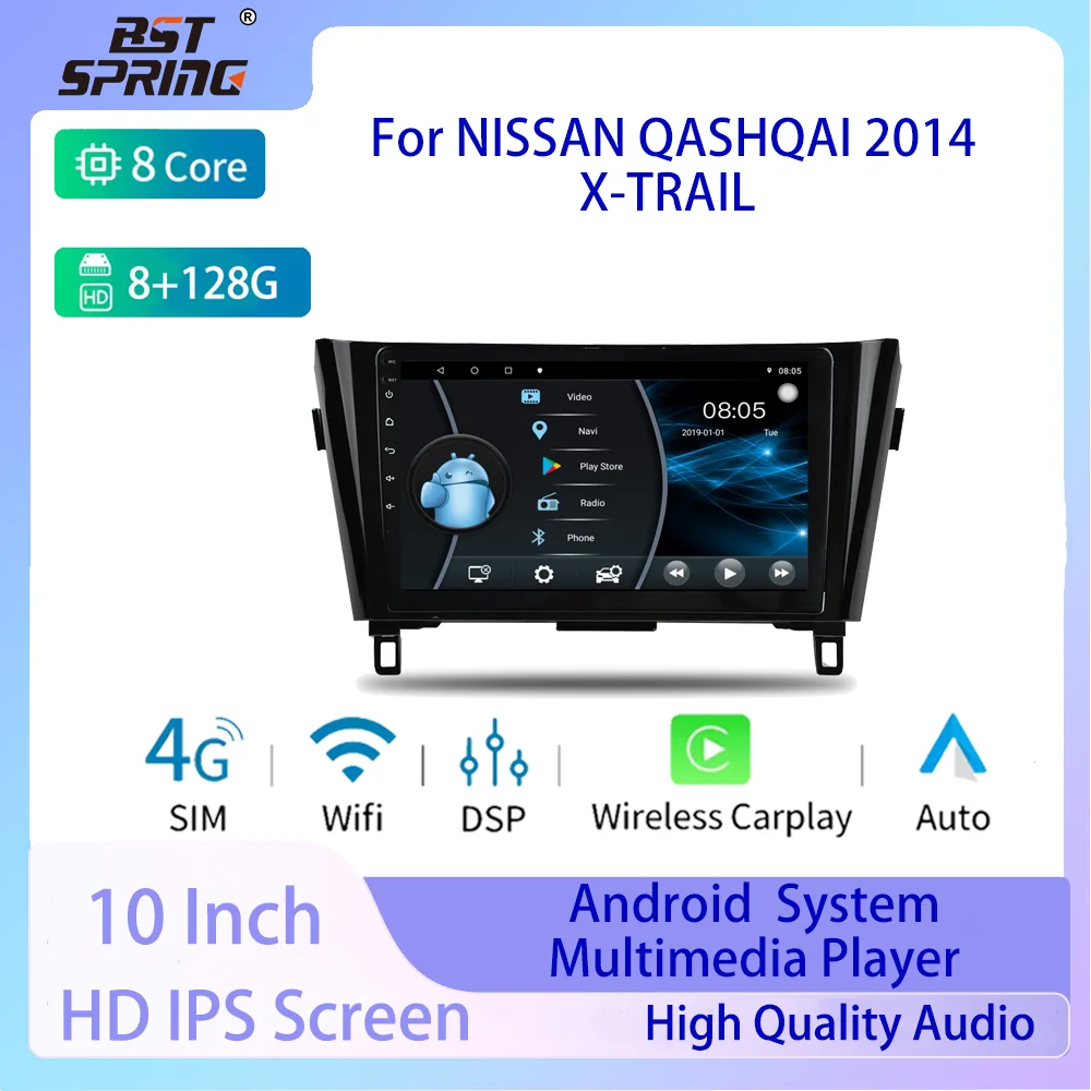 

Autoradio Carplay Car Navigation for Nissan X-Trail X Trail Qashqai 2013-2017 Android Car Radio Multimedia Video Player