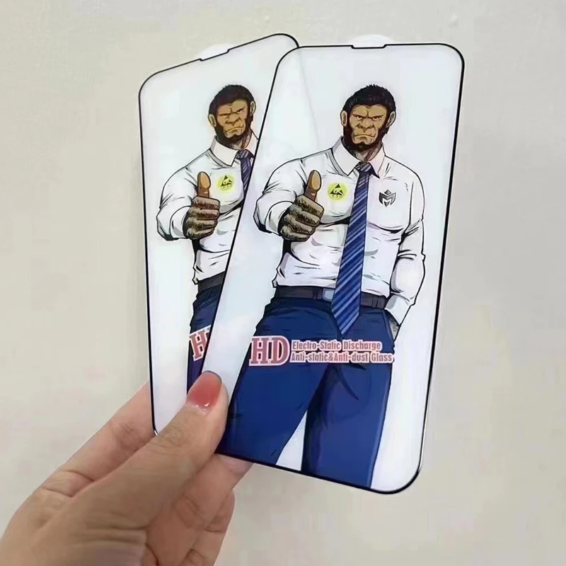 ゴリラスクリーンプロテクター,iPhone 16,15,14,13,12,11 pro,mini,xs,max,xr,6,7,8 plus 10個セット