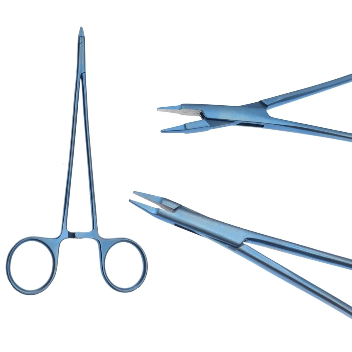 Micro needle holder forceps Titanium  Micro Tweezers Microscopic Surgical Forceps Ophthalmic surgical instrument