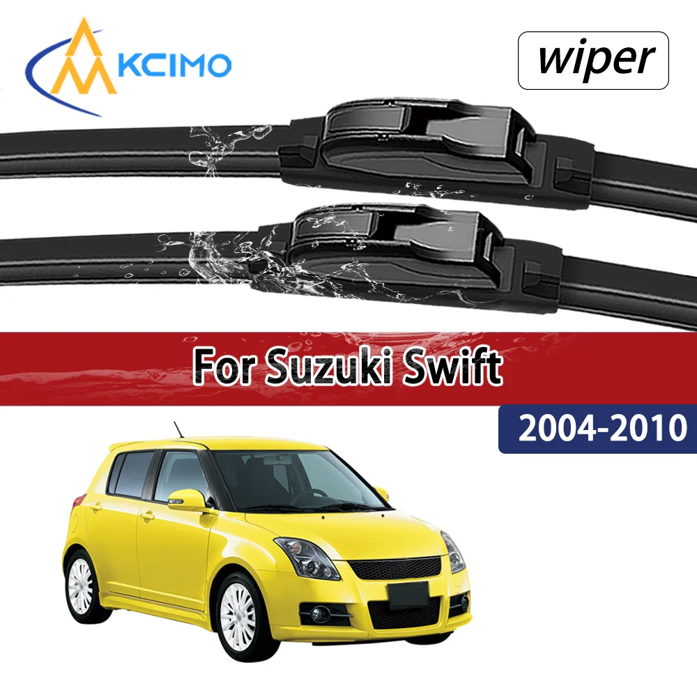 

For Suzuki Swift RS413/413D/415 2004-2010 Compatible Durable Silent Front Wiper Blades Car Windscreen Auto Window Accessories