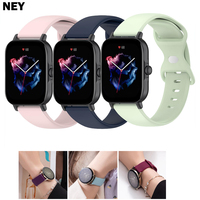 Sport 20mm watch band For Amazfit GTS 4/4 mini/3/2/2e Soft correas silicone bracelet for amazfit bip 3/3 pro/Bip U-S-lite straps