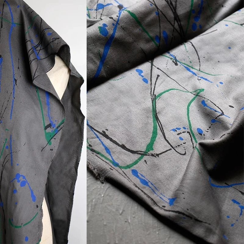 Ink Gray Irregular …