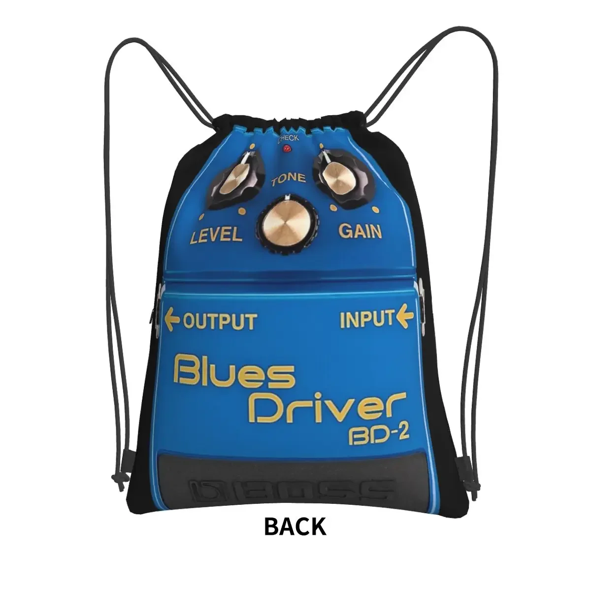 Boss Blues Driver BD-2 Overdrive Bluesbreaker Guitar Pedal Dirty Backpacks Drawstring Bag Sundries Bags For School Students