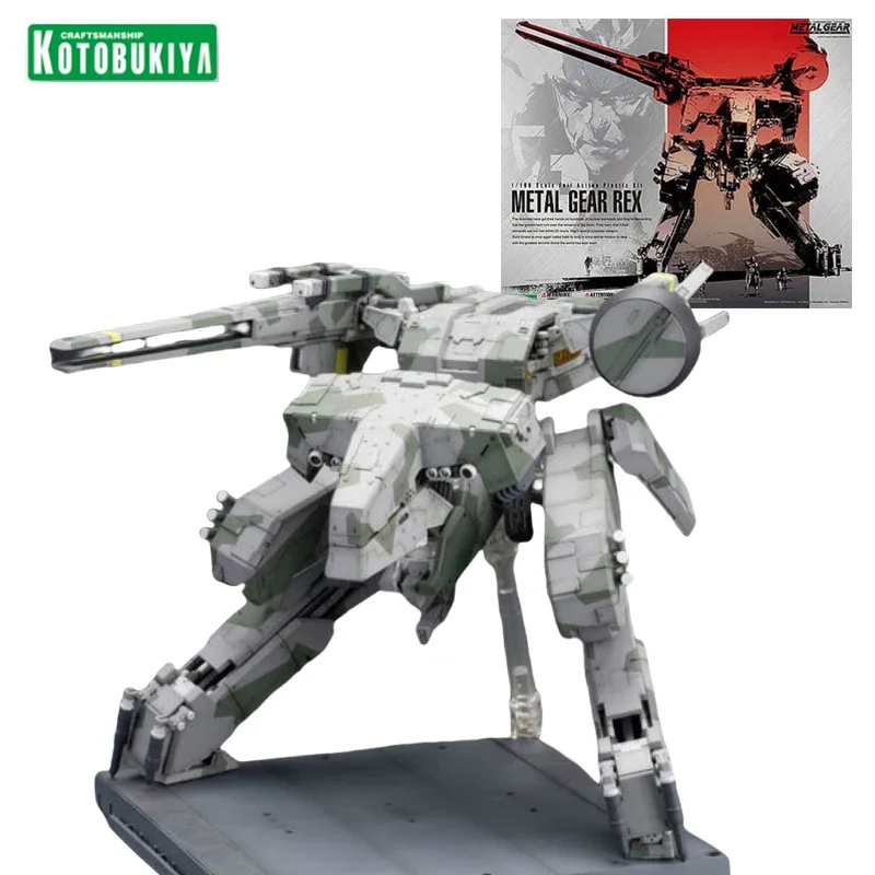 

In Stock Kotobukiya Metal Gear REX 1/100 Patriot Gun Tyrannosaurus Metal Gear Solid Assembly Anime Action Figure Model Toys Gift