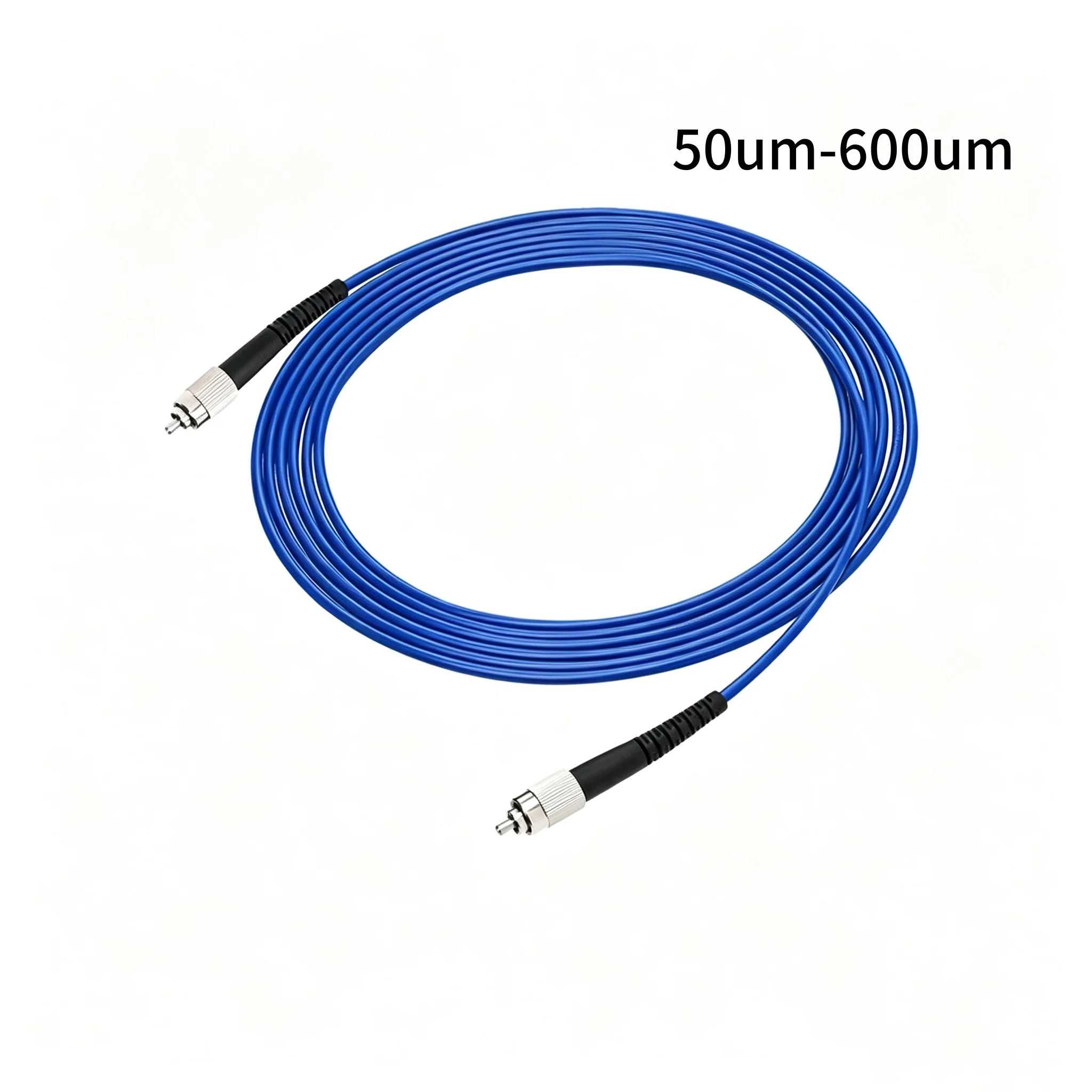 FC-FC energy fiber optic jumper quartz fiber UV-VIS VIS-IR 0.22 0.37 spectrometer connection cable core 50-1500μm