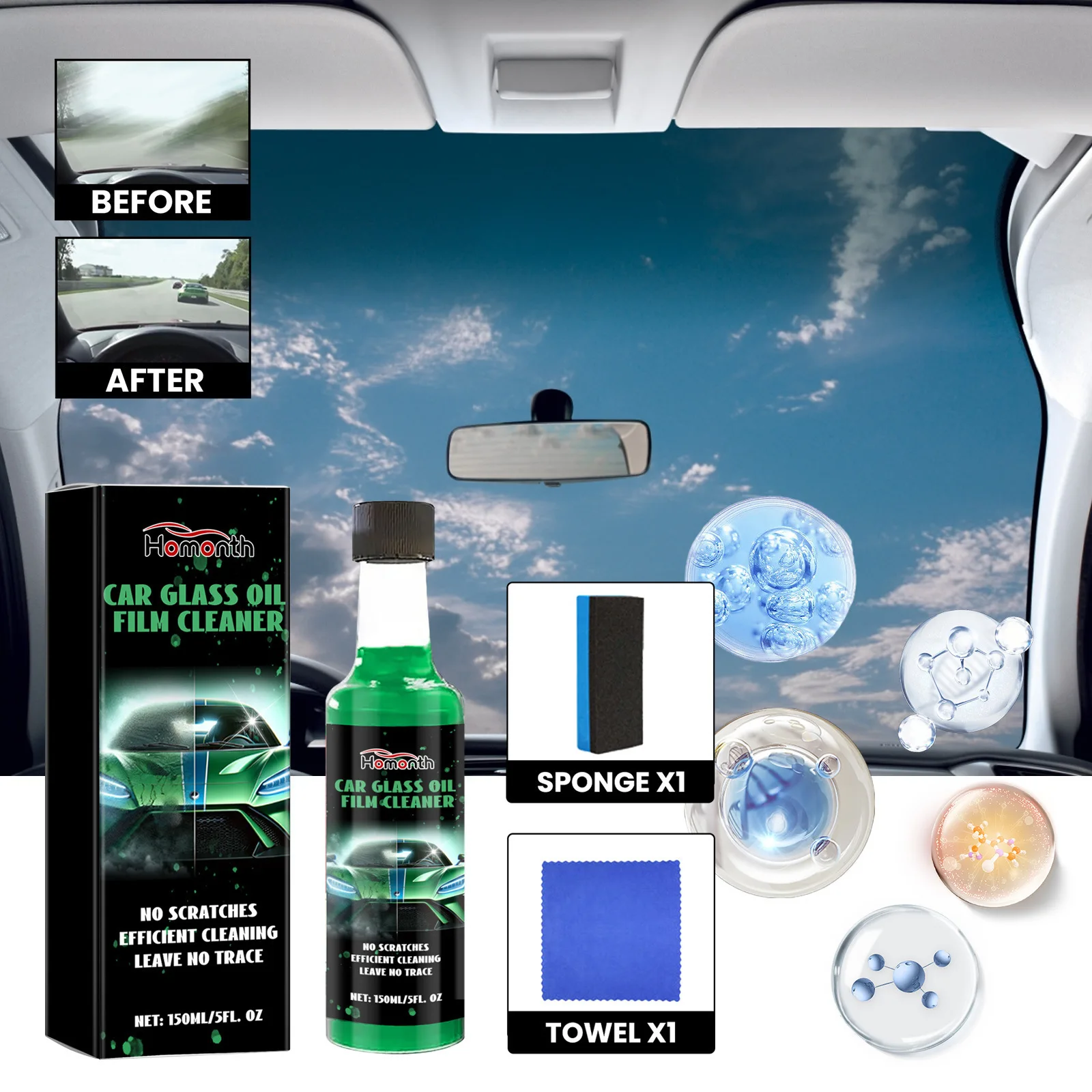 : Antisluier Agent/Waterafstotend