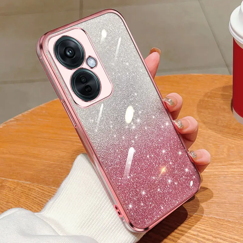 For Huawei Nova 11i Case Huawei MAO-LX9, MAO-LX9N Phone Case Shiny Glitter Plating Silicone Camera Lens Soft Back Cover