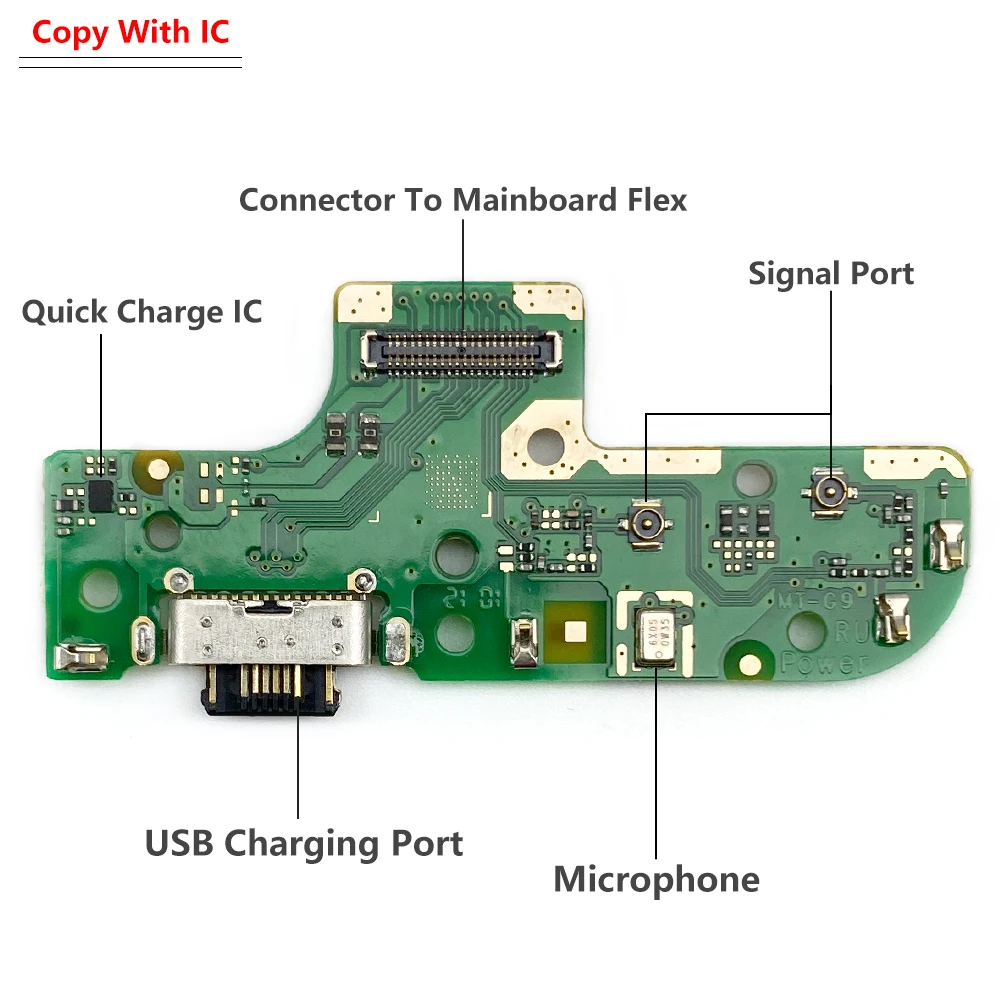 NEW For Moto G5 G9 G8 Plus G7 Power G6 Play USB Charger Dock Connector Charging Port Microphone Flex Cable Replacement Parts