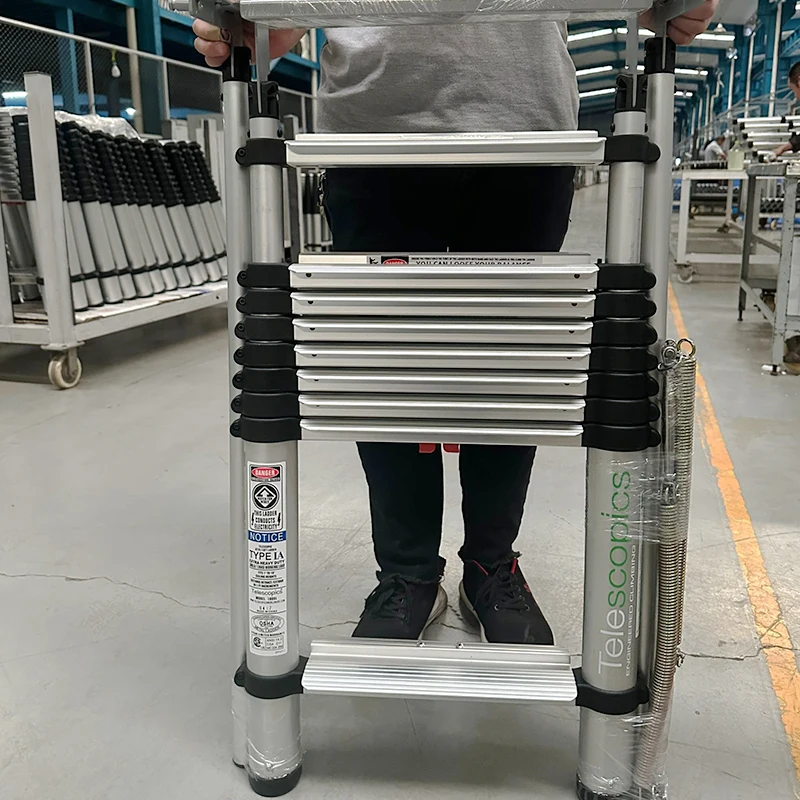 Factory Wholesale Portable Multifunctional Household Loft Ladder Aluminum Alloy Folding Telescopic Construction Site Ladder