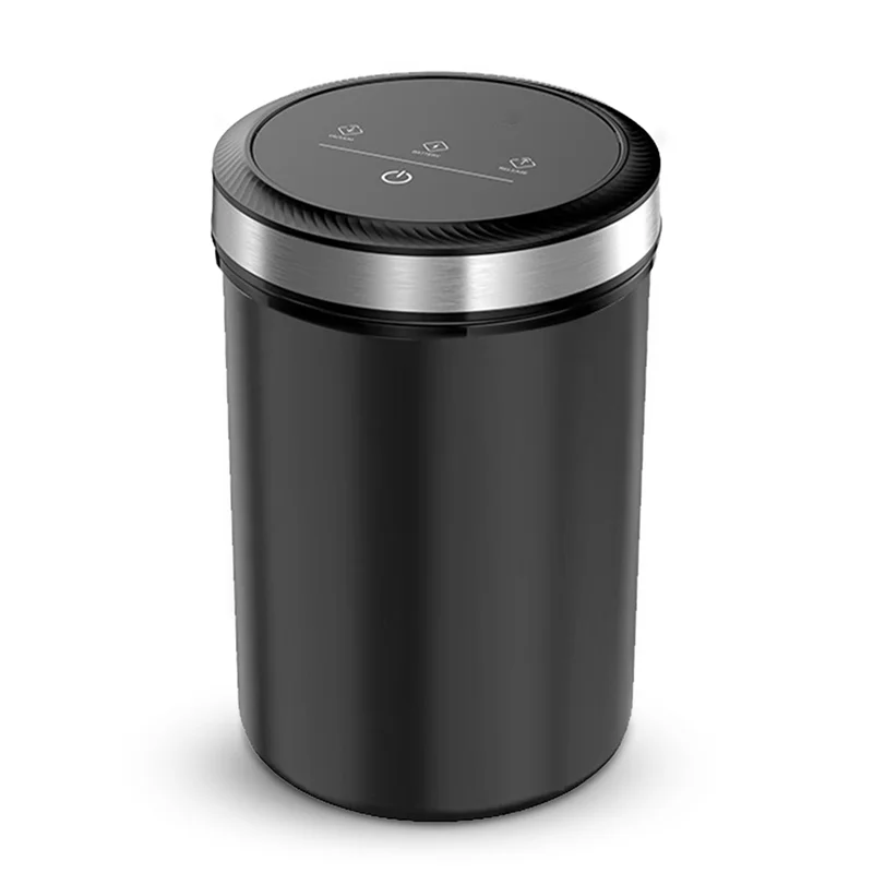 ABRE-Vacuum Coffee Canisters With Airtight Lids 33Kpa Auto Vacuum And Stop Touch Screen Storage Jar 1.6L/54Oz