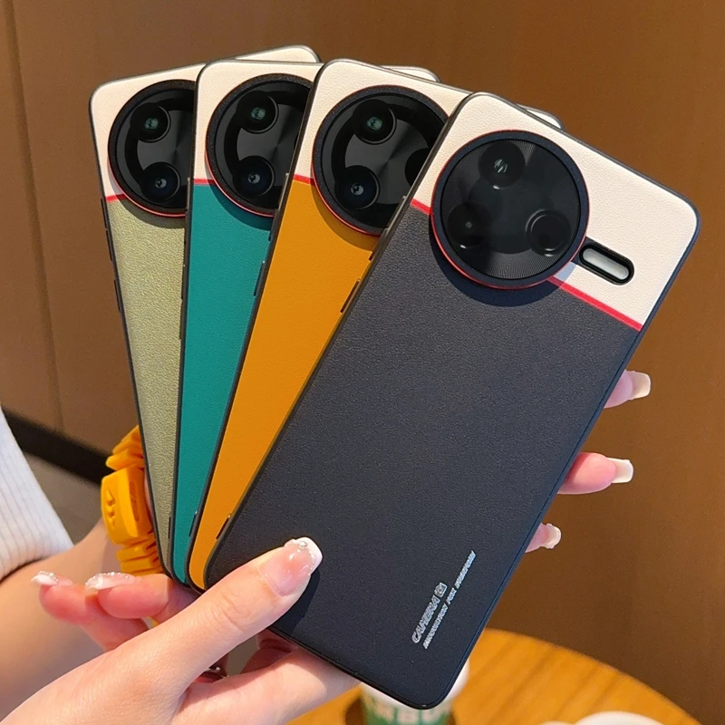 

For Redmi K80 K80 Pro three-spell two-color PC anti-drop, shock-proof and anti-fingerprint phone case