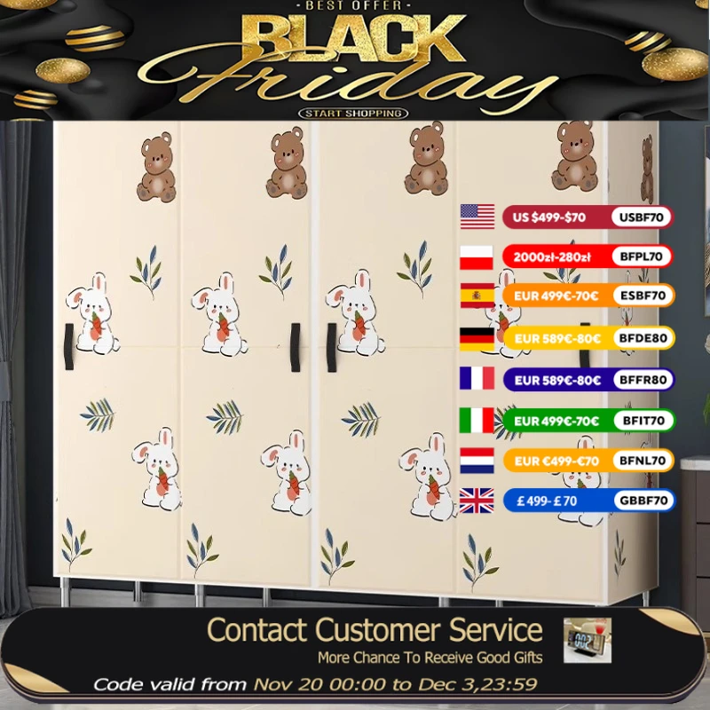 

Luxury Metal Wardrobes Adults Hanging Clothes Organizer Bedroom Closet Storage Display Lounges Roupeiros De Quarto Furniture