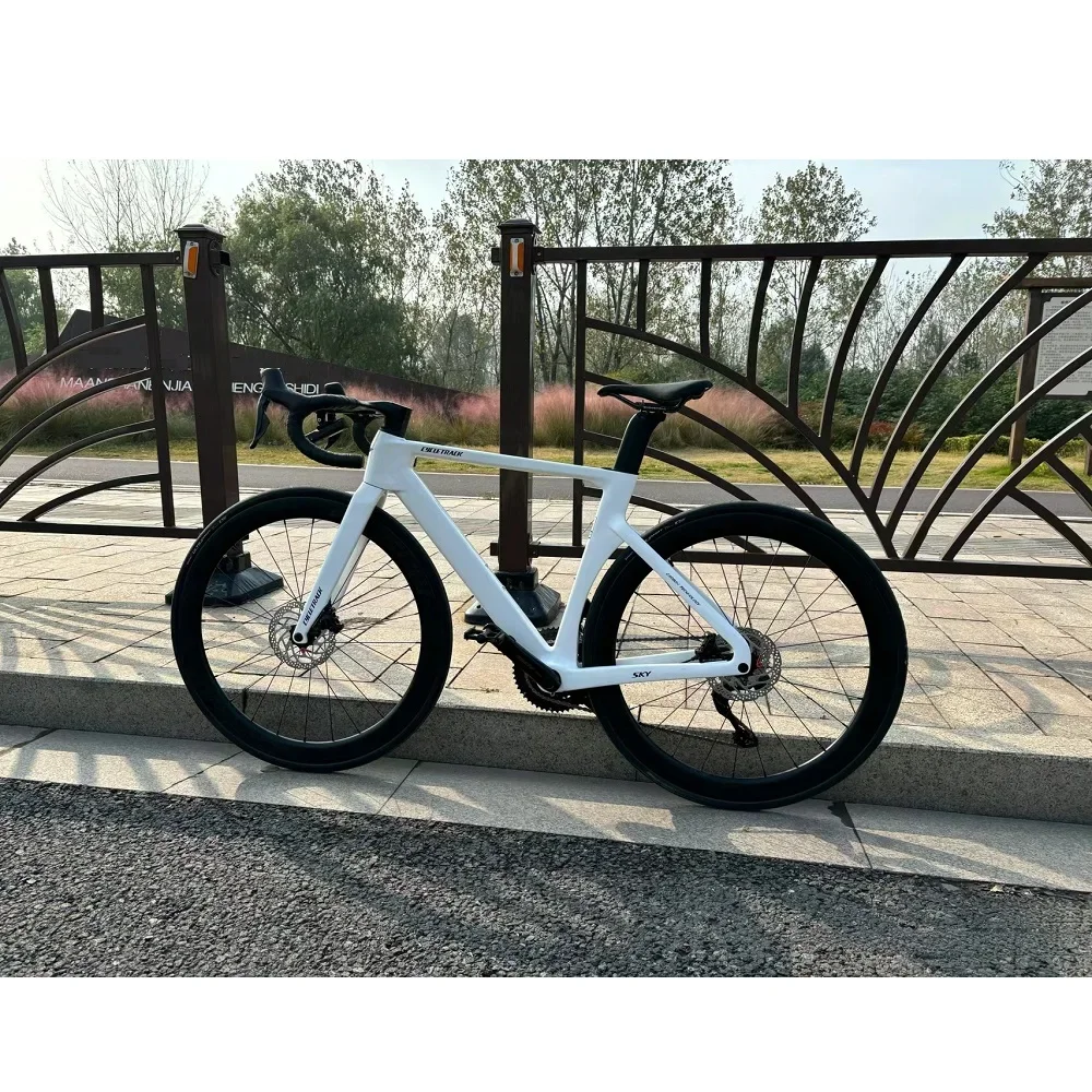 

Cycletrack CK-SKY Шоссейный велосипед Bicicleta EDS Углеродное волокно Заводская цена 700C Профессиональный 22-скоростной