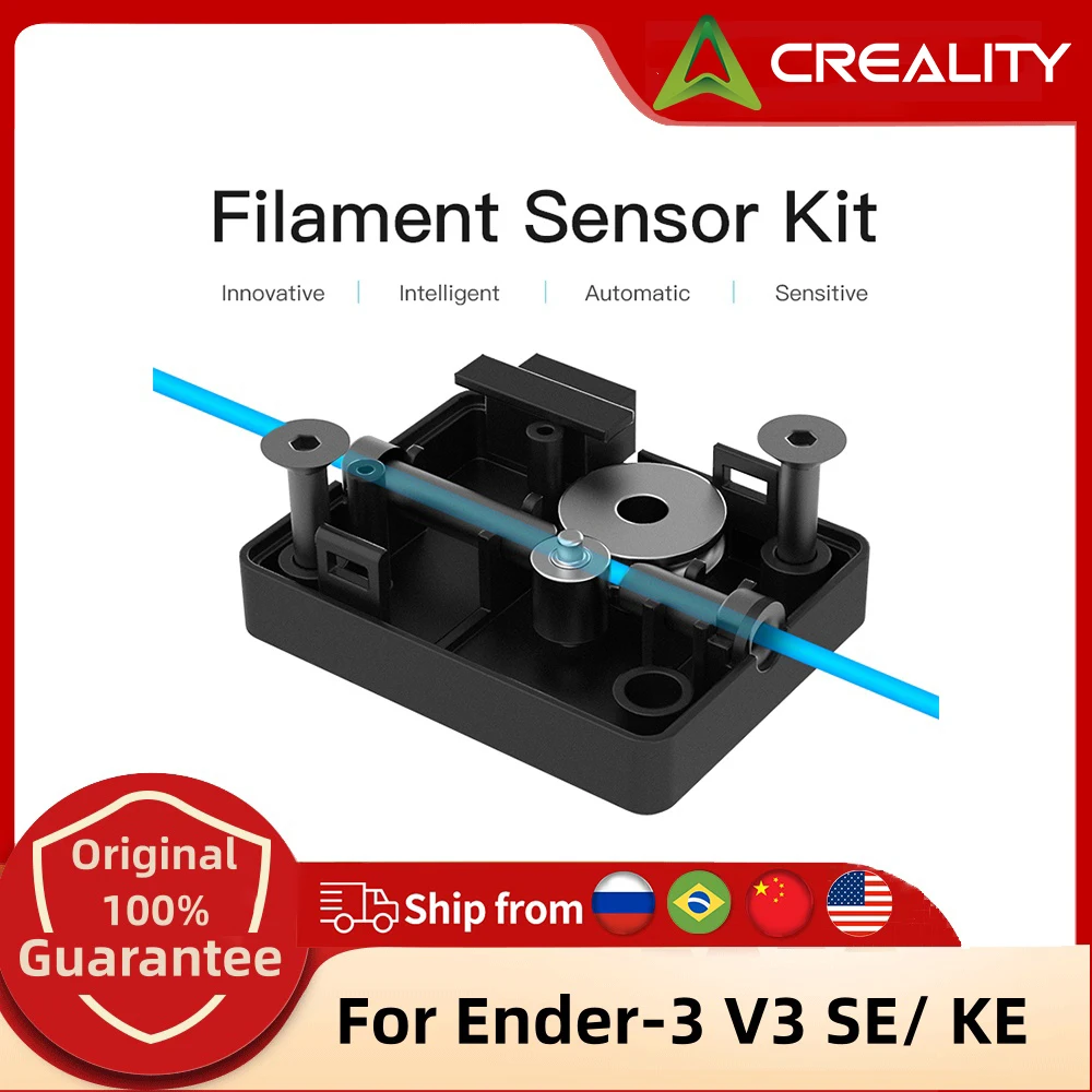 Creality Ender-3 V3 SE/ KE Filament Detector Kit Filament Runout Sensor Smart Filament Sensor Break Detection Module Detector