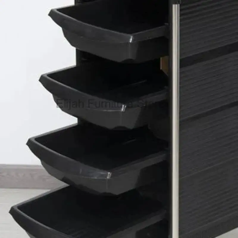 

Japanese Style Storable Trolley Originality Barber Shop Multifunctional Trolley Modern Nail Salon Furniture Skjuta En Vagn HBSC